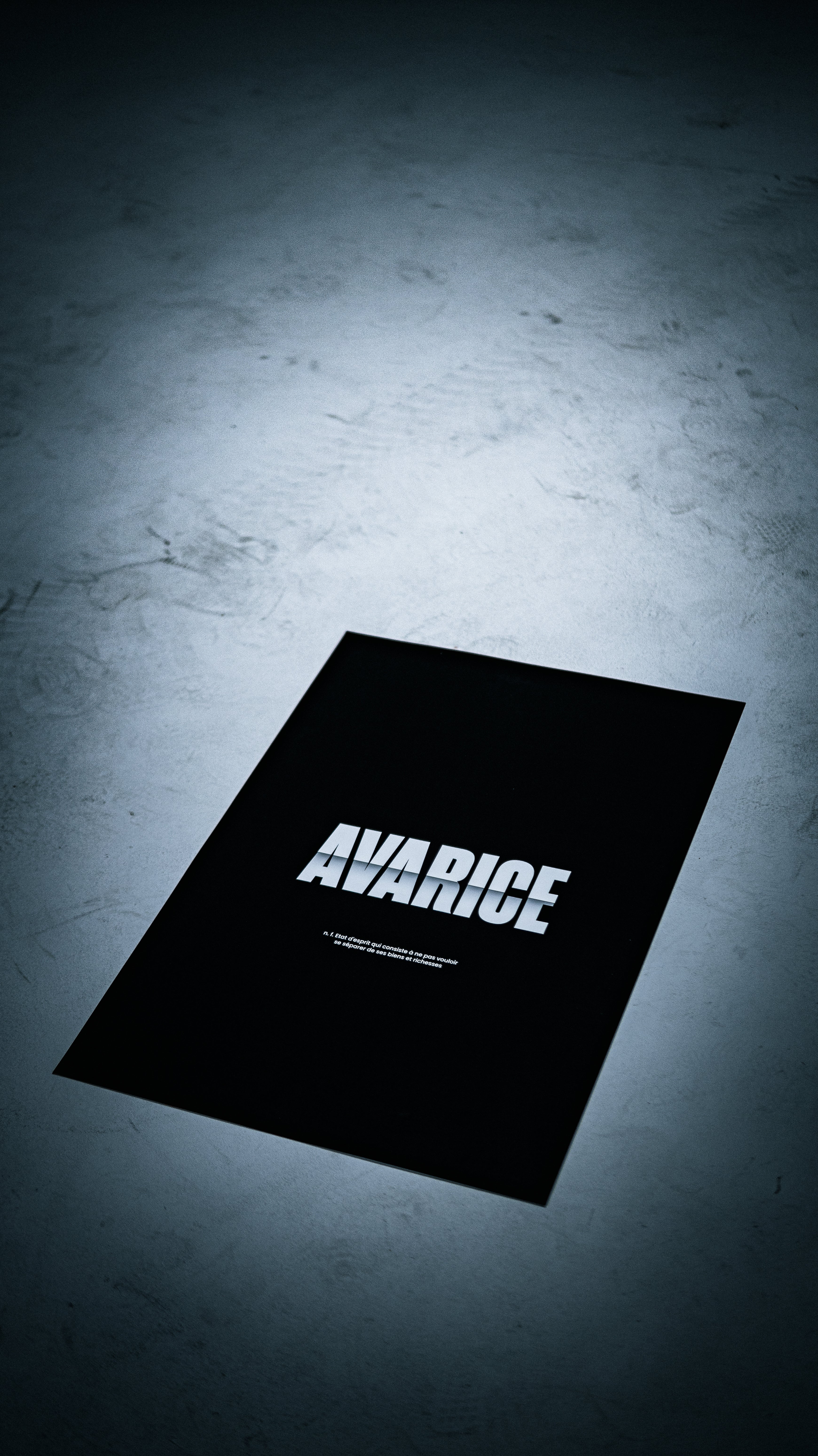 AFFICHE AVARICE